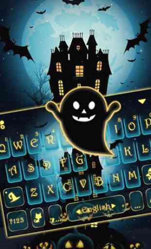 Halloween Ghost Tema de teclado 1