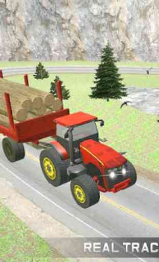 Heavy Duty Tractor Cargo Transport 3D 1
