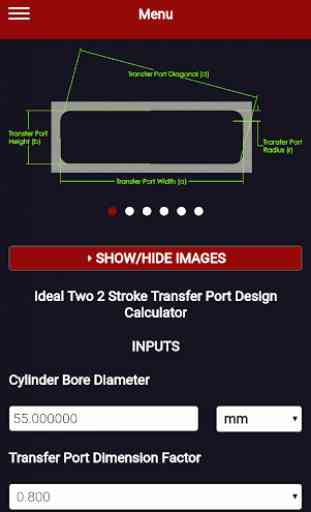 Ideal Two 2 Stroke Transfer Port Design Calculator 2