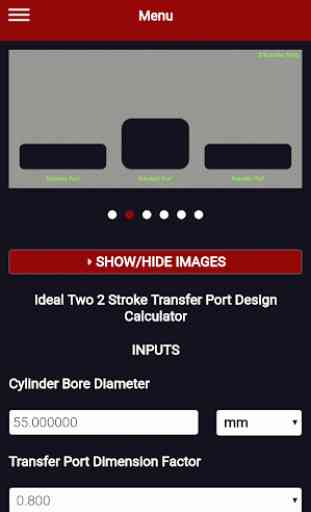Ideal Two 2 Stroke Transfer Port Design Calculator 3
