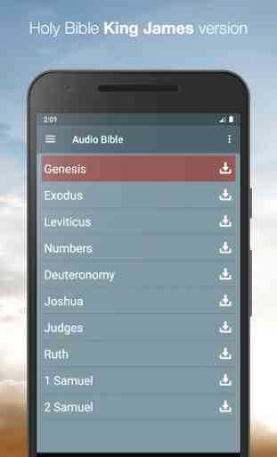 KJV Audio Bible free offline. Audio Bible mp3 app. 1