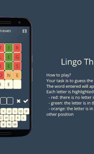 Lingo! Themes - Word game 4