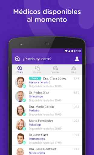 mediQuo Chat médico - consulta con doctores online 1