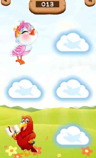 Memory matching games for kids free - Birds 2