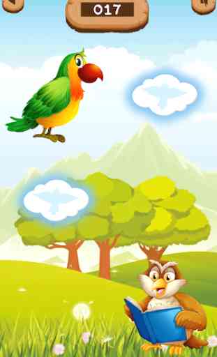 Memory matching games for kids free - Birds 3