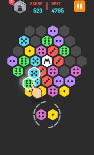 Merge Block Hexa: Dominoes Merged Puzzle 2