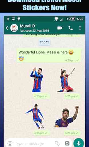Messi Stickers Para WhatsApp 2