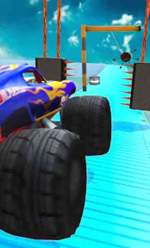 Monster Truck Stunt Race : Impossible Track Games 4