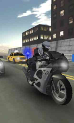MOTO Police HD - Conduce una moto de policía 2