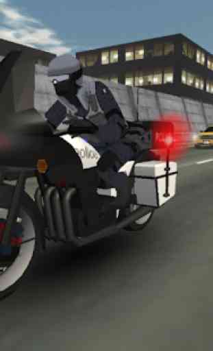 MOTO Police HD - Conduce una moto de policía 4