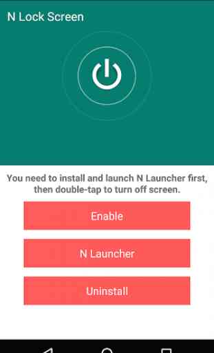 N Lock Screen - Double Tap Sleep for N Launcher 1