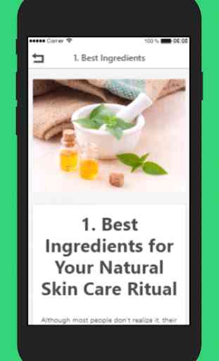 Natural Skin Care 2