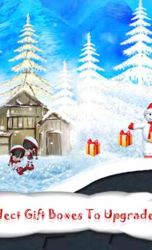 Navidad Santa Claus Hill Sleigh Snow Ride 3D 2