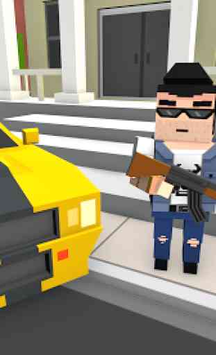 Pixel Gangster && Mafia Block City Dude Theft Car 3