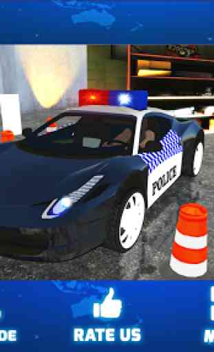 Police Car City Driving School Car Parking Ramp 3D 1