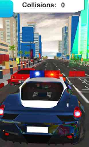 Police Car City Driving School Car Parking Ramp 3D 2