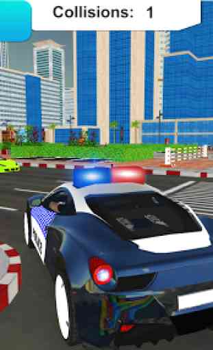 Police Car City Driving School Car Parking Ramp 3D 4