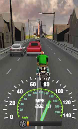 Real Highway Traffic Rider Moto Bike Racing Free 4