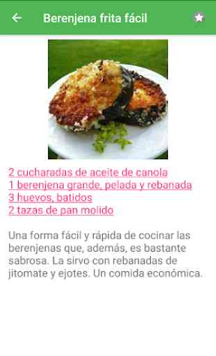 Recetas de verduras en español gratis sin internet 4