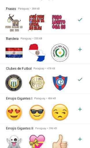 Stickers de Paraguay para WhatsApp - WAStickerApps 1