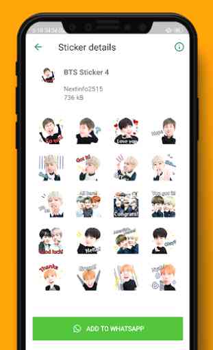 Stickers WAStickersApp For BTS fan 1