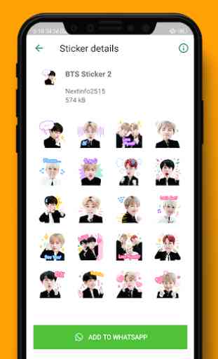 Stickers WAStickersApp For BTS fan 3