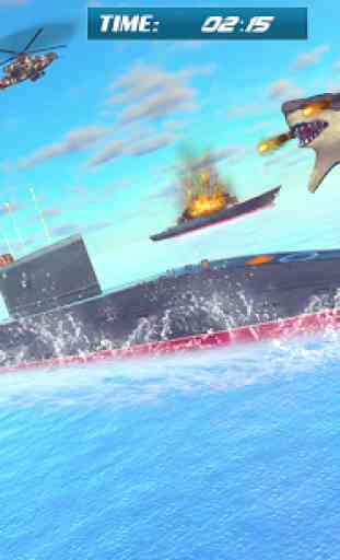Submarino Robot Transformación: Tiburón Ataque 4