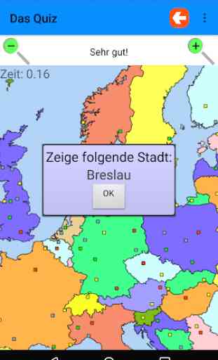Topographie Europa: MapApp 2