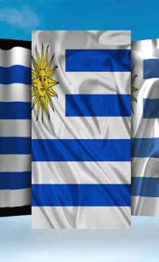 Uruguay Flag Wallpaper 1