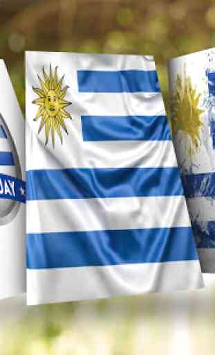 Uruguay Flag Wallpaper 3