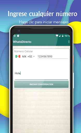 WhatsDirecto  - Chat sin guardar el número 2