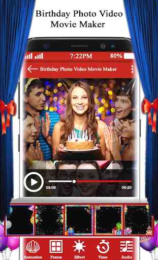 Birthday Photo Video Movie Maker HD with Song 4