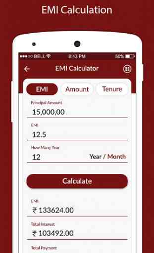 Calculadora EMI - Calculadora de préstamos EMI 2