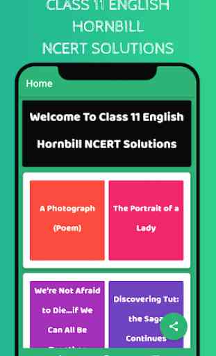 Class 11 English Hornbill NCERT Solutions 2