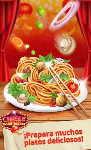 Comida china - Juegos de cocina y restaurante 2