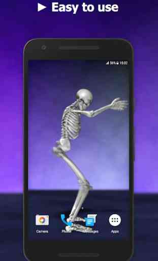 Dance with Skeleton Video Live Wallpaper 3