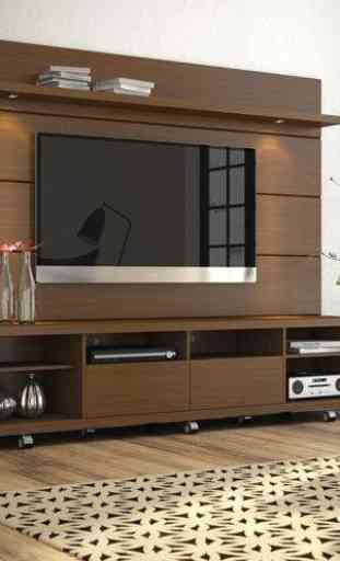 Diseño de gabinete de televisión 2