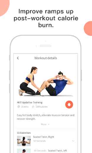 Ejercicios HIIT SWIFT TABATA Fitness Home Workout 3