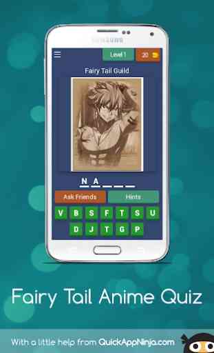 Fairy Tail Anime Quiz 1