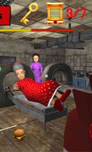 Granny's Secret. Hospital Neighbor Escape 3D 3
