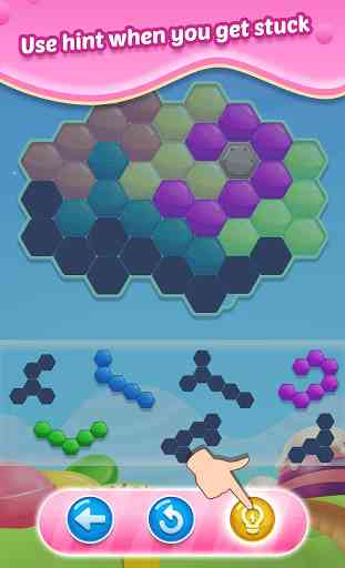 Hexa Candy Block - Hexa Puzzle 3