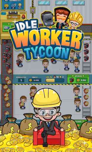Idle Worker Tycoon - Incremental Factory 1