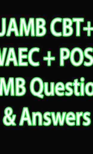 JAMB CBT+ WAEC + POST JAMB Questions & Answers 1