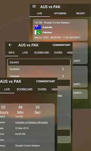 Live Cricket Matches & Live Score 2019, Schedule 2