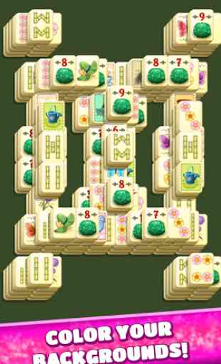 Mahjong Spring Flower Garden 4
