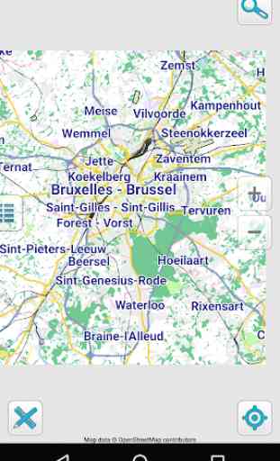 Mapa de Bruselas offline 1