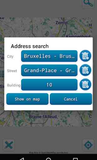 Mapa de Bruselas offline 3