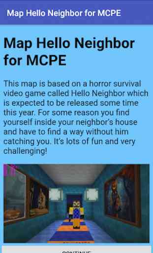 Mapa Hello Neighbor para MCPE 1