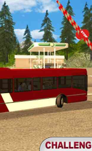 moderno autobús simulador cuesta arriba drive 1
