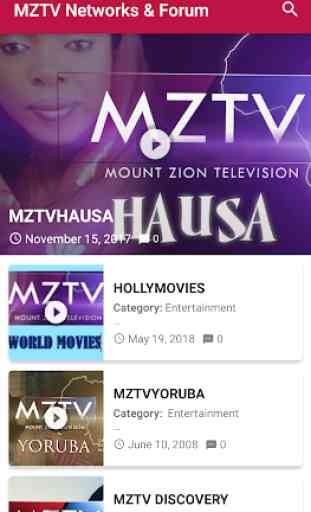 Mount Zion TV Network & Forum 1